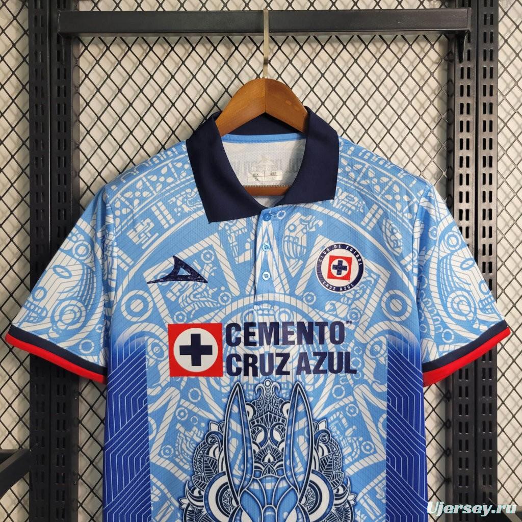 23/24 Cruz Azul Sky Blue Day of the Dead Special Jersey