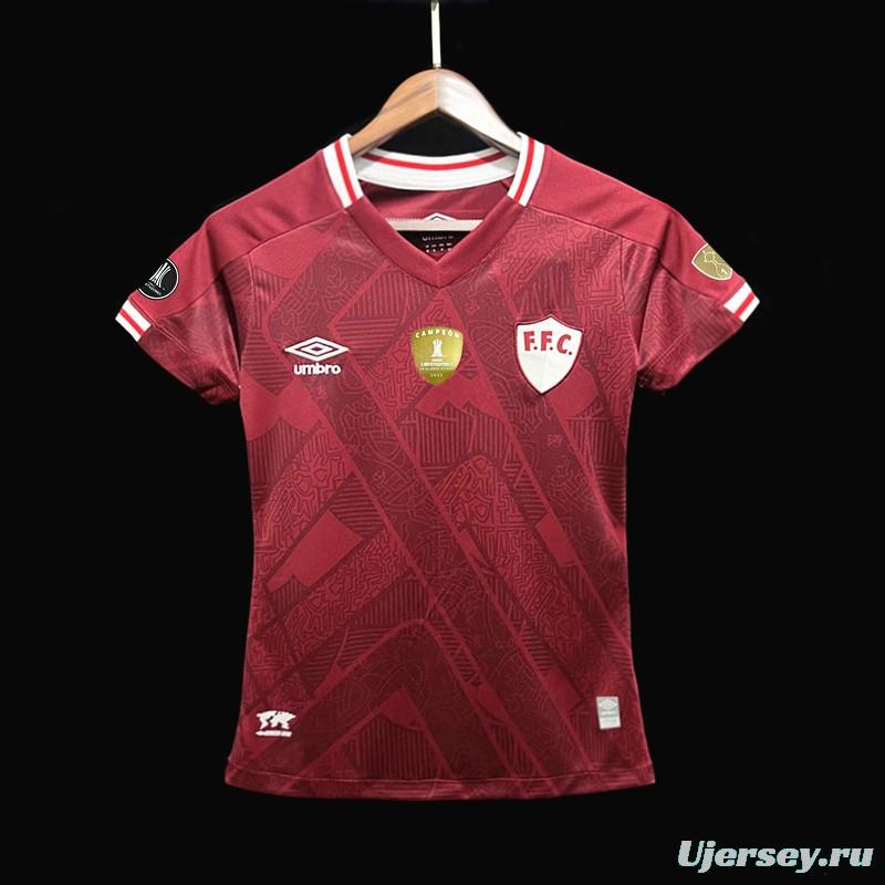 22/23 Women Fluminense Third Jersey Full Patch