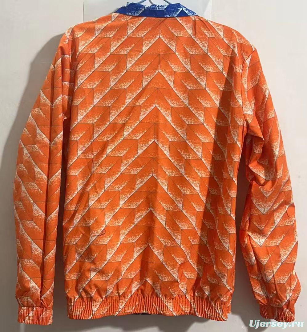 Retro Aston Villa Reversible Blue/Orange Jacket