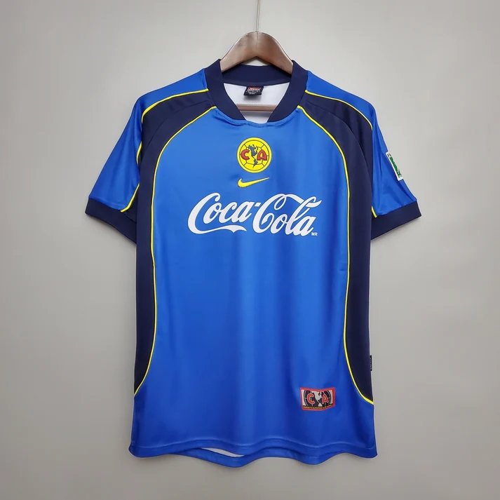 Retro 01/02 Club America Away Blue Jersey