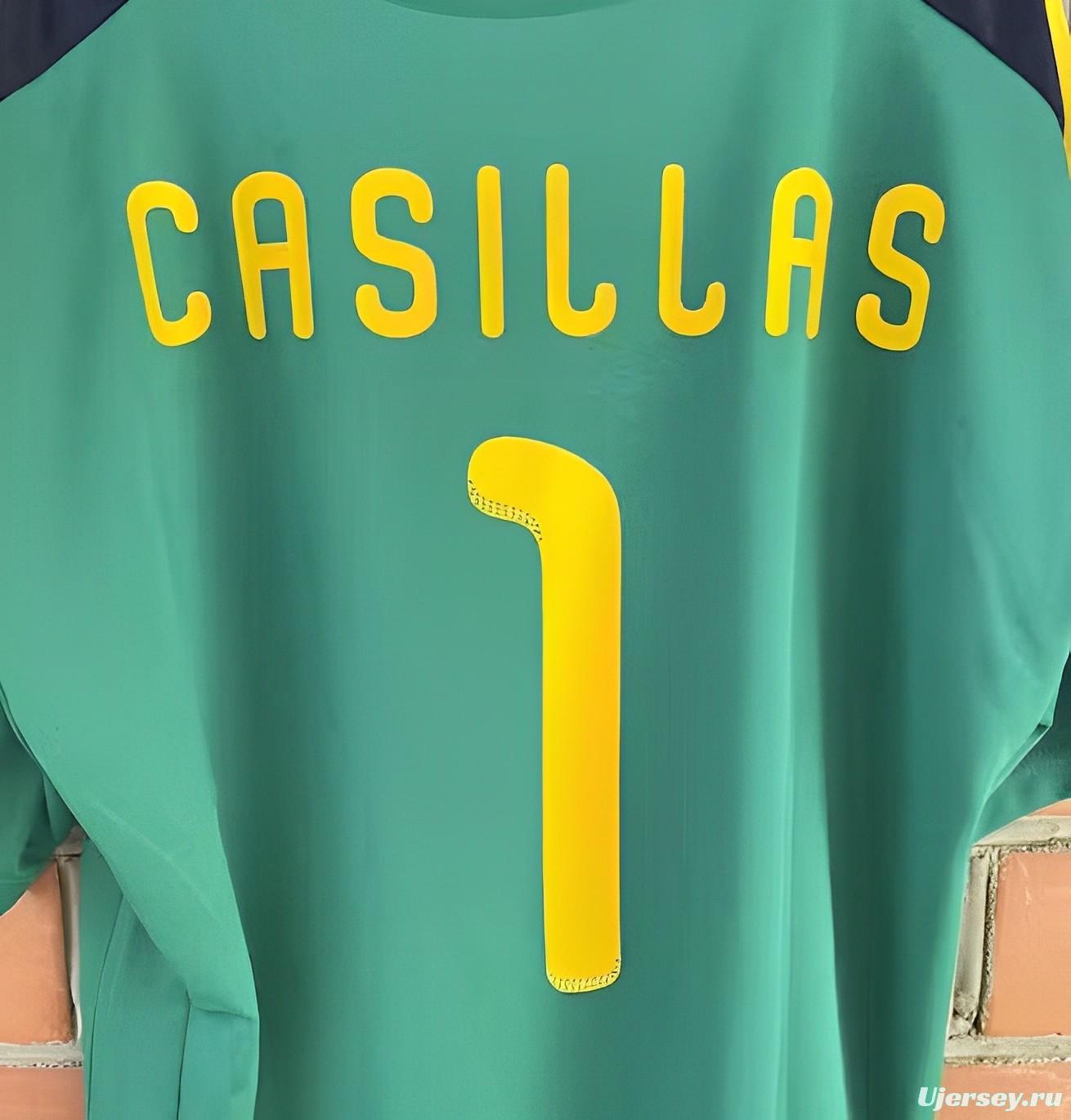 Retro 2010 Spain Green Goalkeeper Jersey