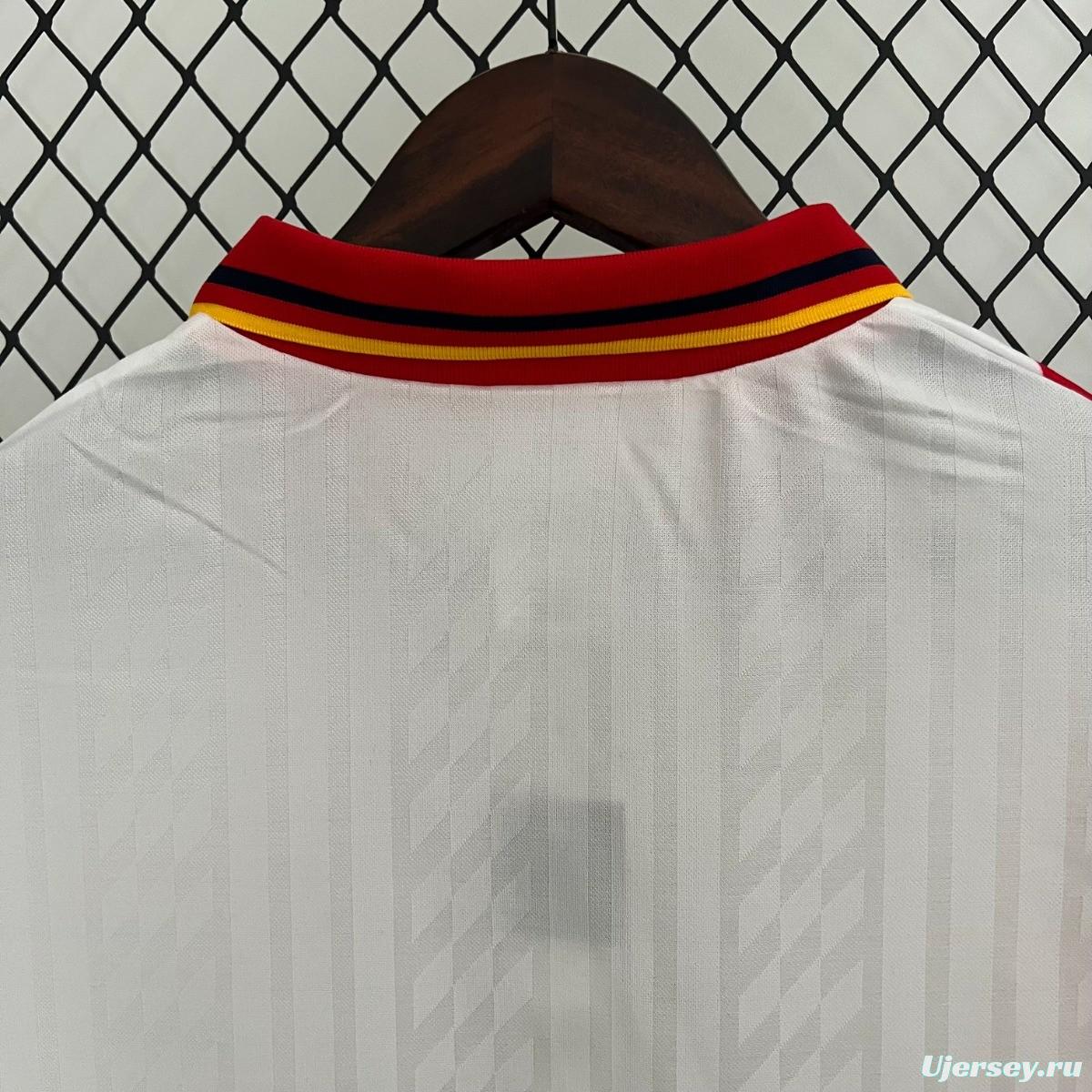 Retro 1994 Spain Away White Jersey