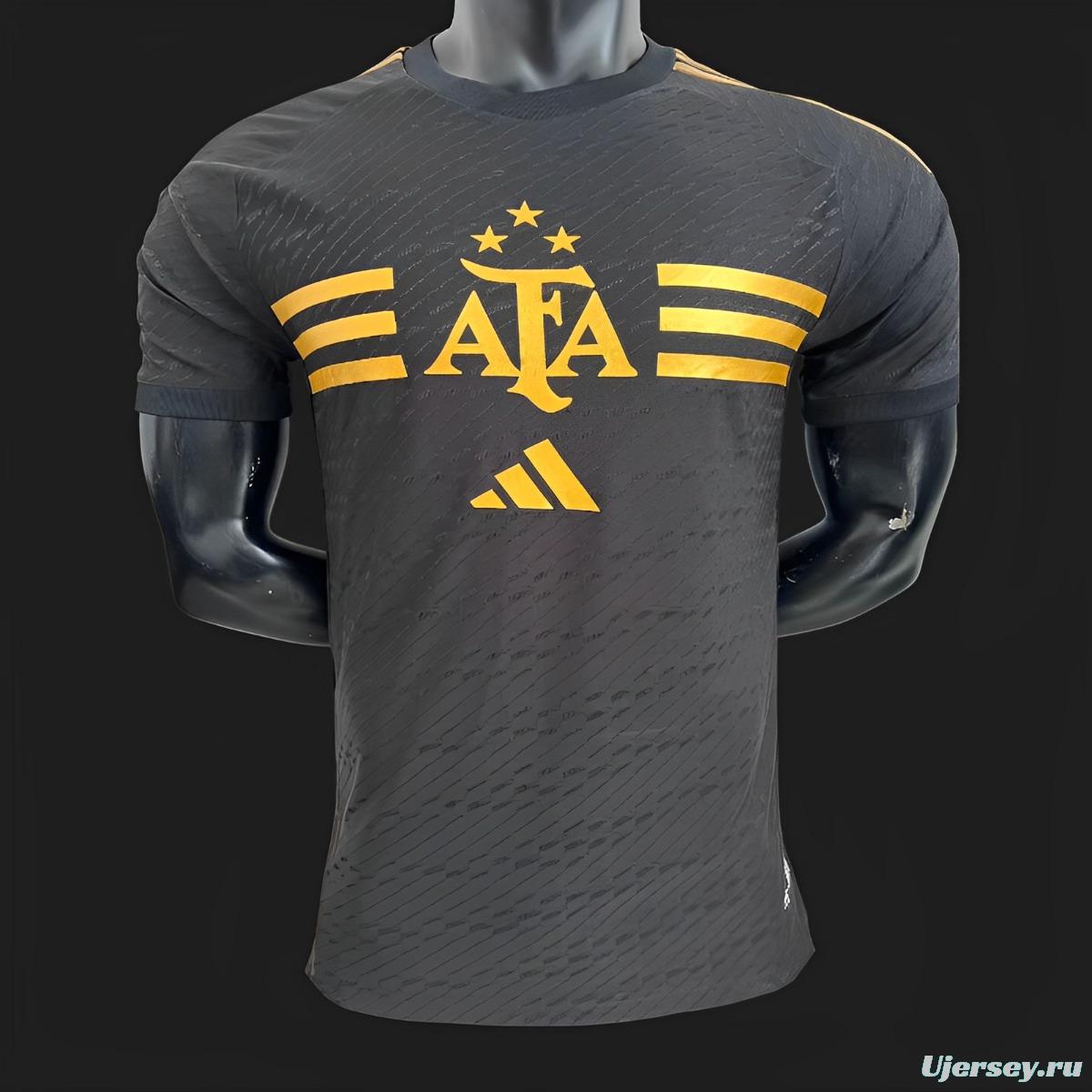 Player Version 2024 Argentina Black Pre-Match Special Jersey