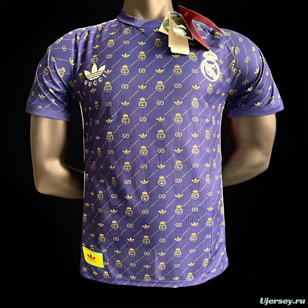 Player Version 24/25 Real Madrid x GUCCI Purple Special Jersey