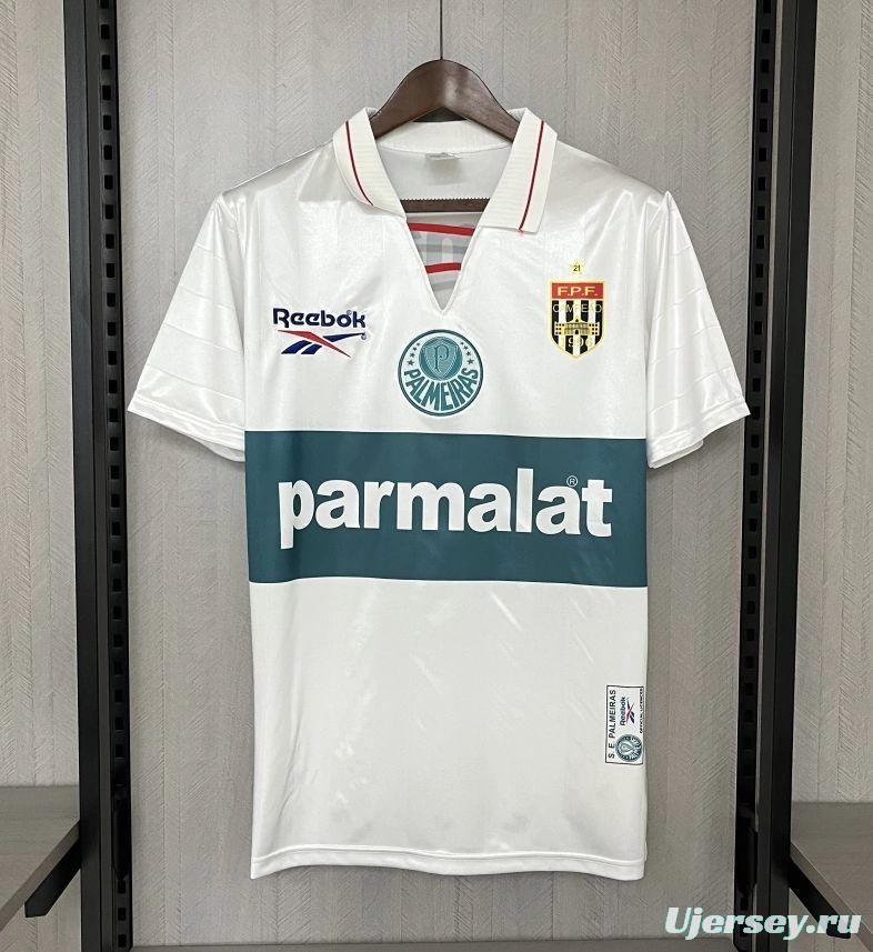 Retro 96/97 Palmeiras Third White Jersey