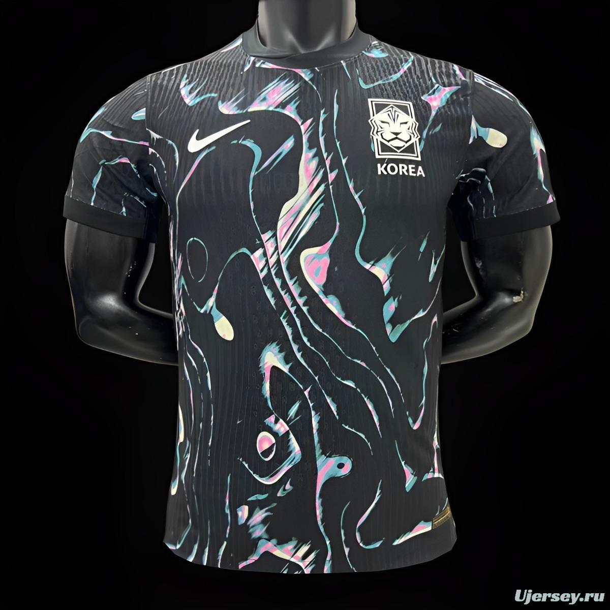 Player Version 2024 Korea Away Black Jersey