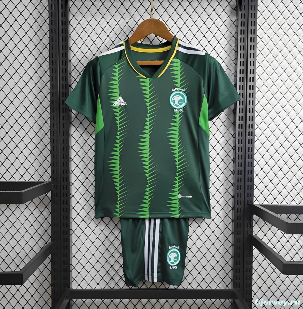 2024 Kids Saudi Arabia Home Jersey