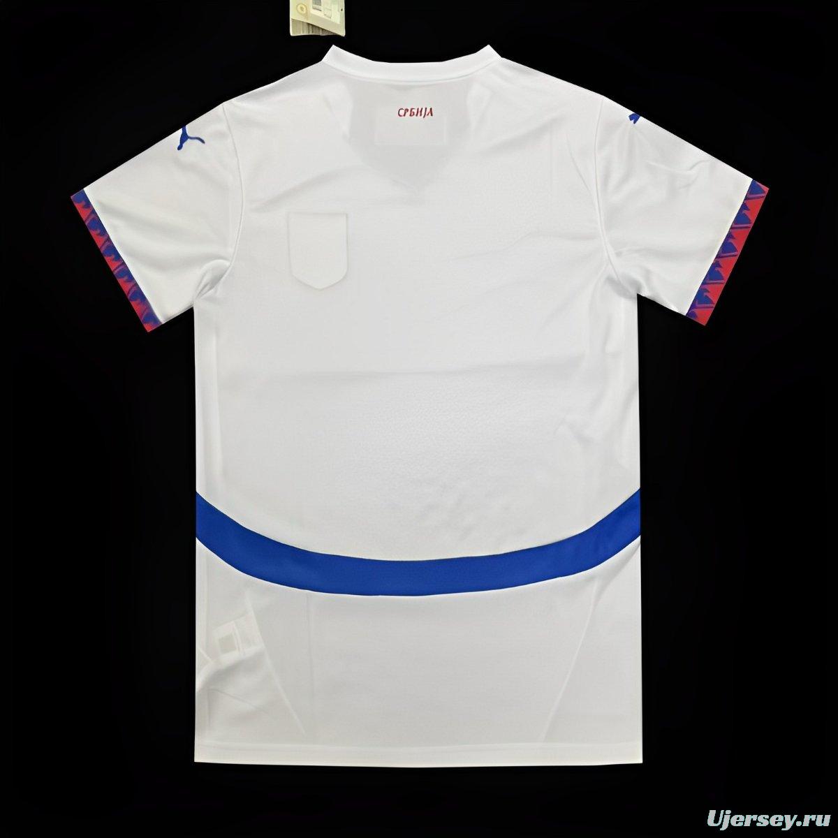 2024 Serbia Away White Jersey