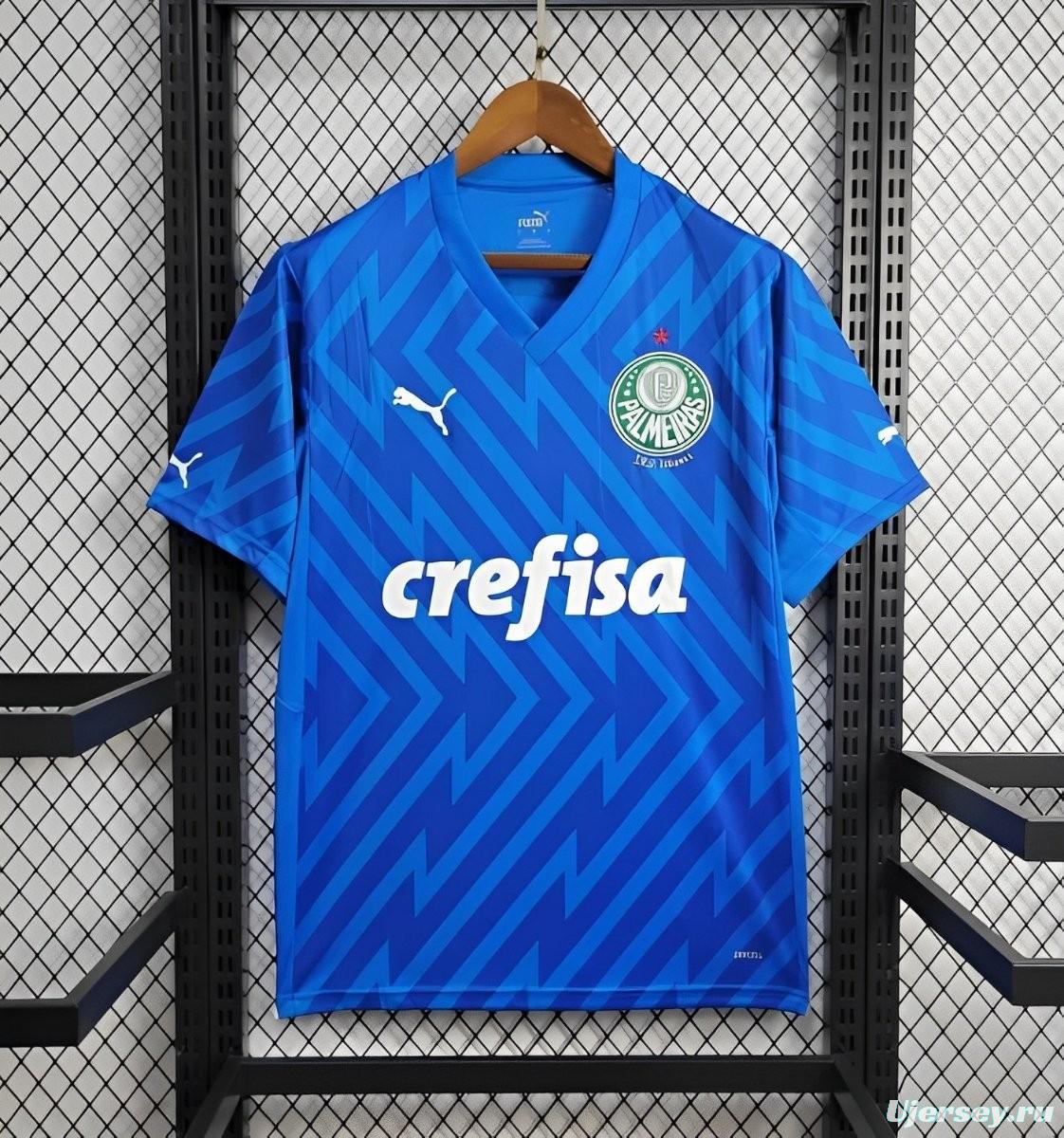 24/25 Palmeiras Goalkeeper Blue Jersey