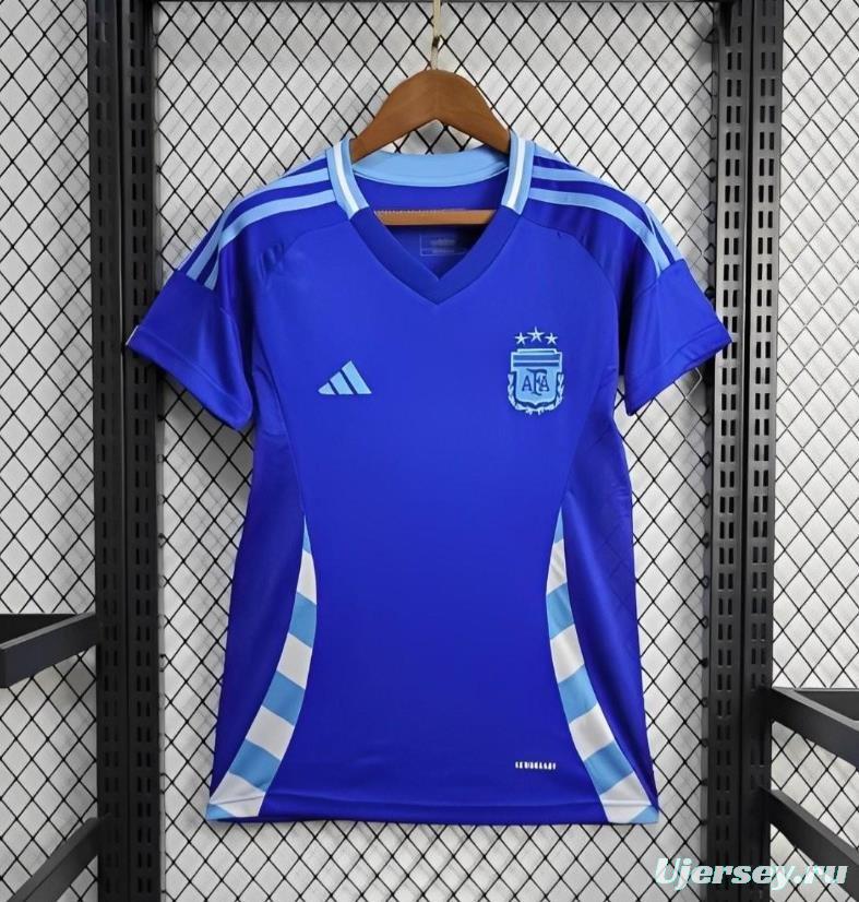 2024 Women Argentina Away Blue Jersey