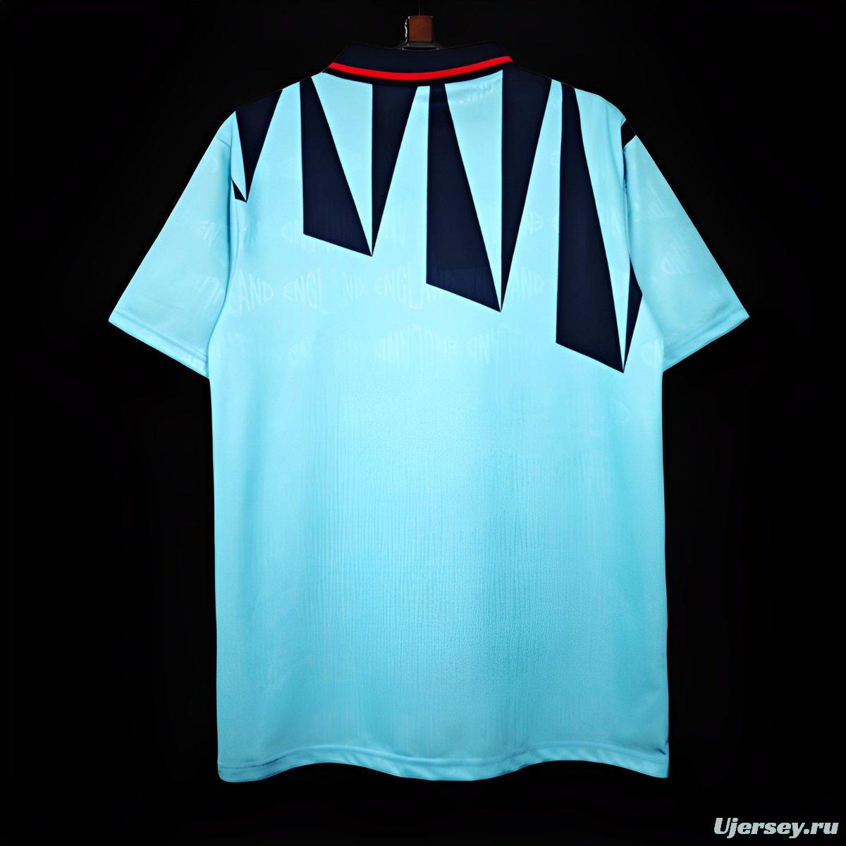 Retro 1992 England Third Blue Jersey