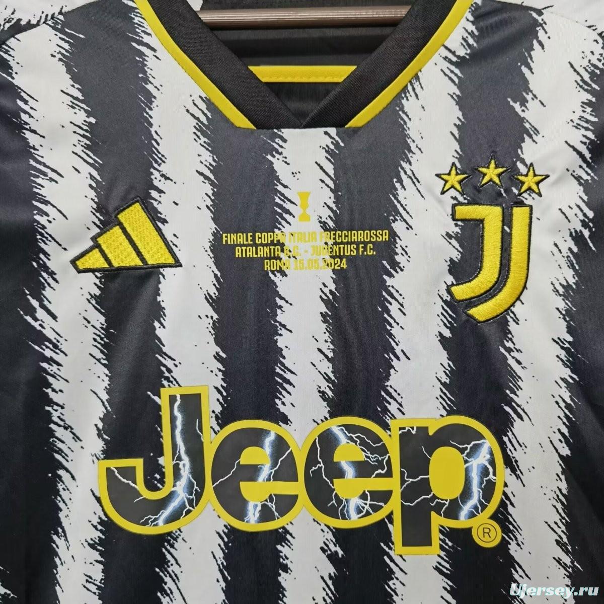 23/24 Juventus Home Coppa Italia Final Jersey