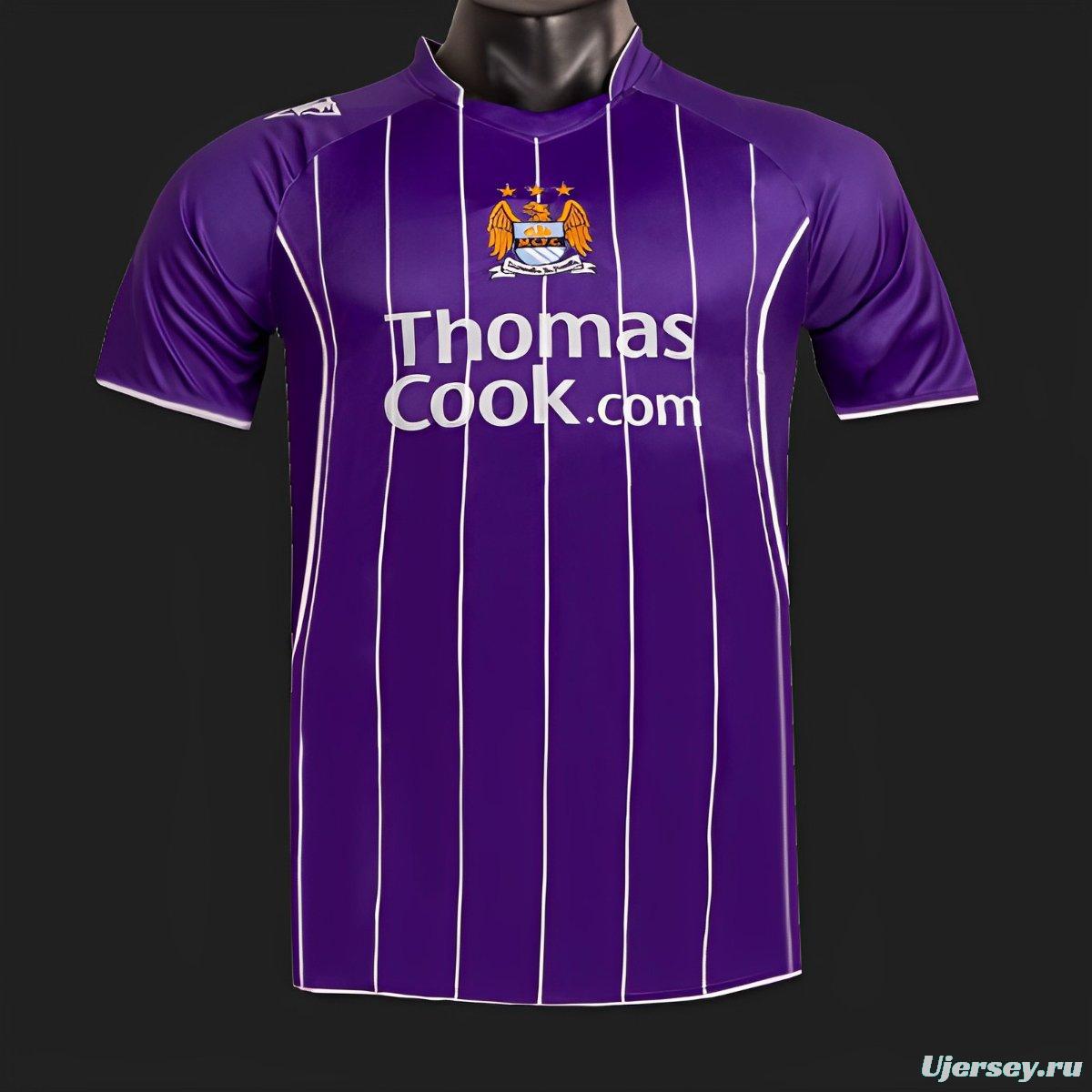 Retro 07/08 Manchester City Away Purple Jersey