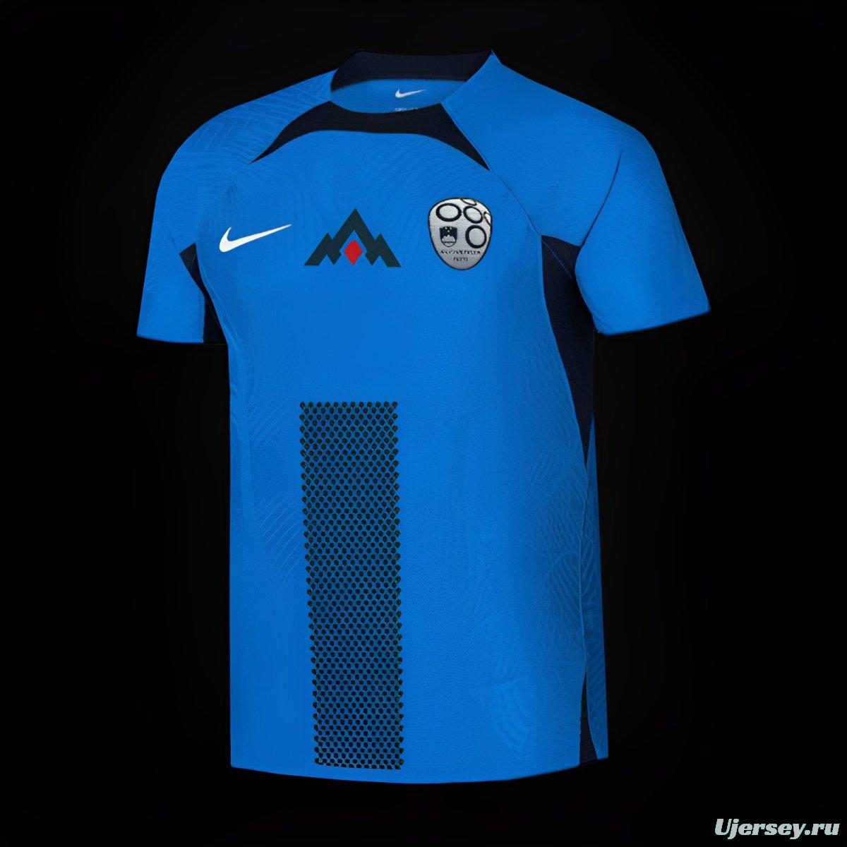 2024 Slovenia Away Blue Jersey