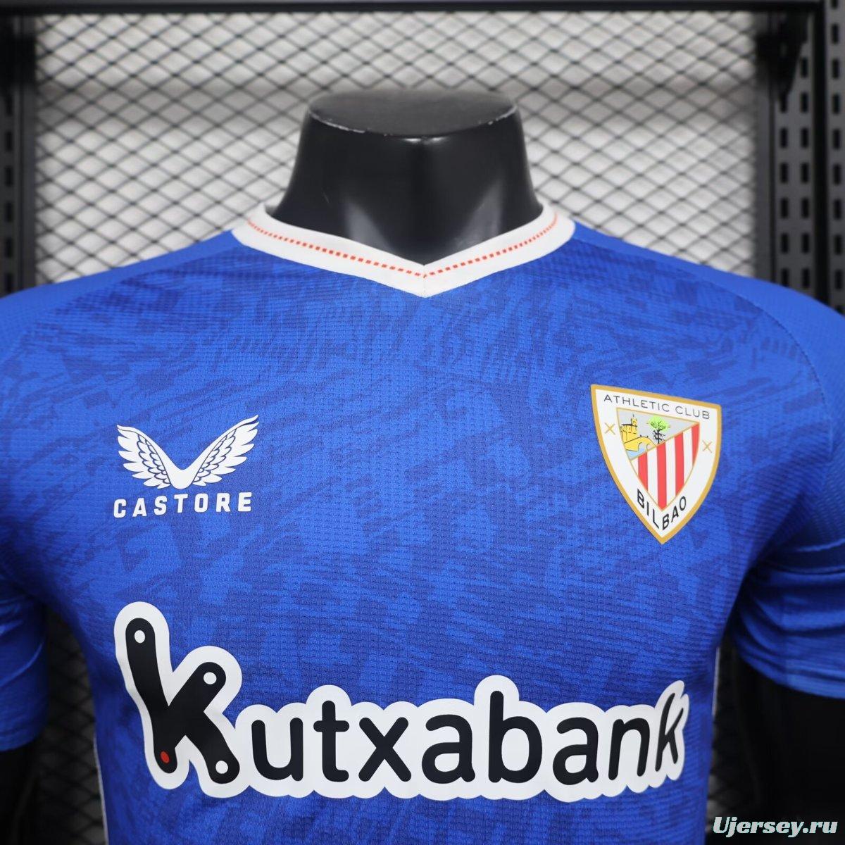 Player Version Athletic Bilbao Away Blue Jersey