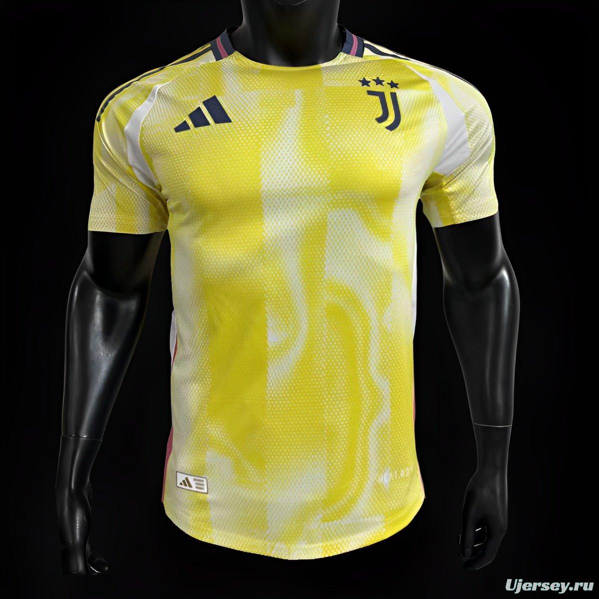 Player Version 24/25 Juventus Away Yellow Jersey