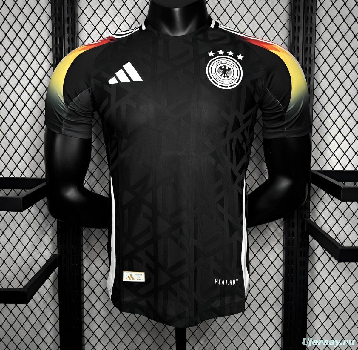 Player Version 2024 Germany Euro Black Pre-match Training Jersey