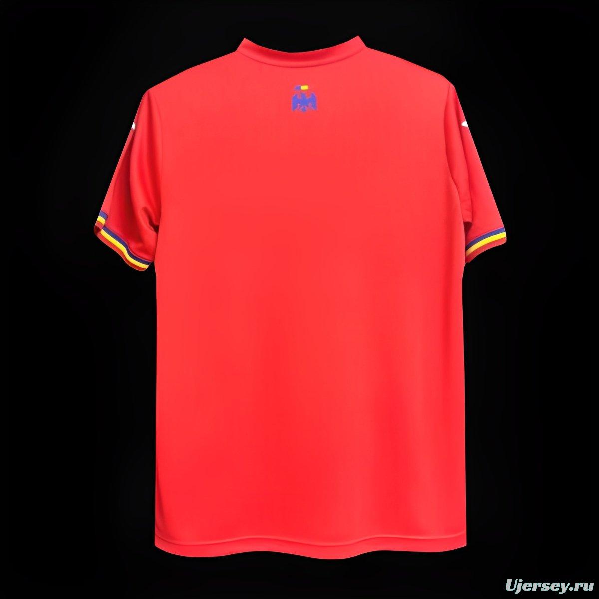 2024 Romania Away Red Jersey