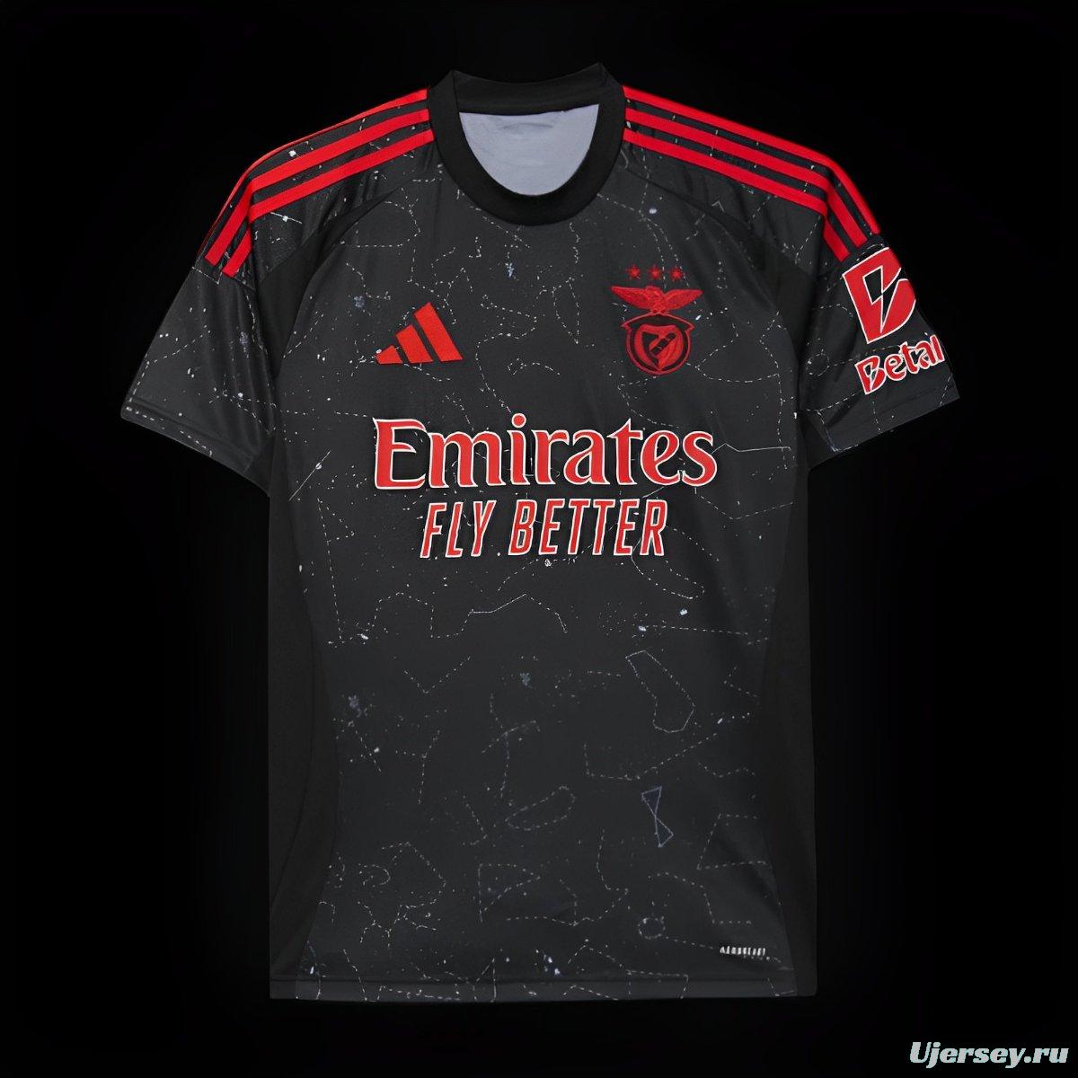 24/25 Benfica Away Black Jersey