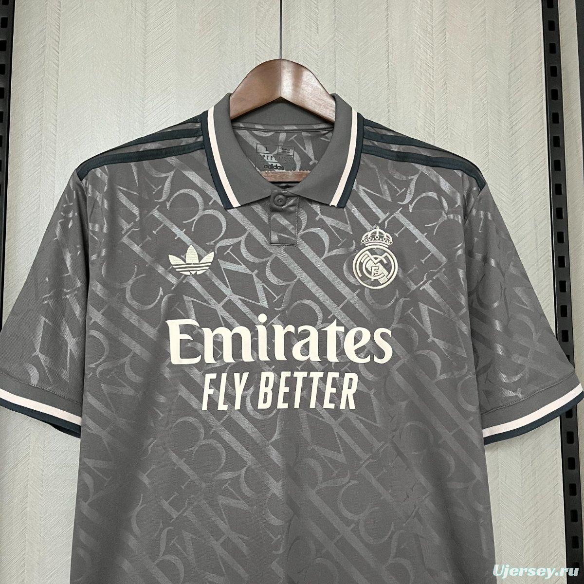 24/25 Real Madrid Third Black Jersey