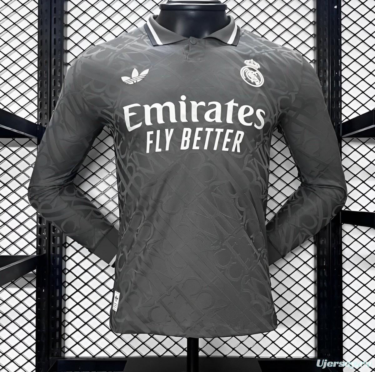 Player Version 24/25 Real Madrid Third Long Sleeve Jersey