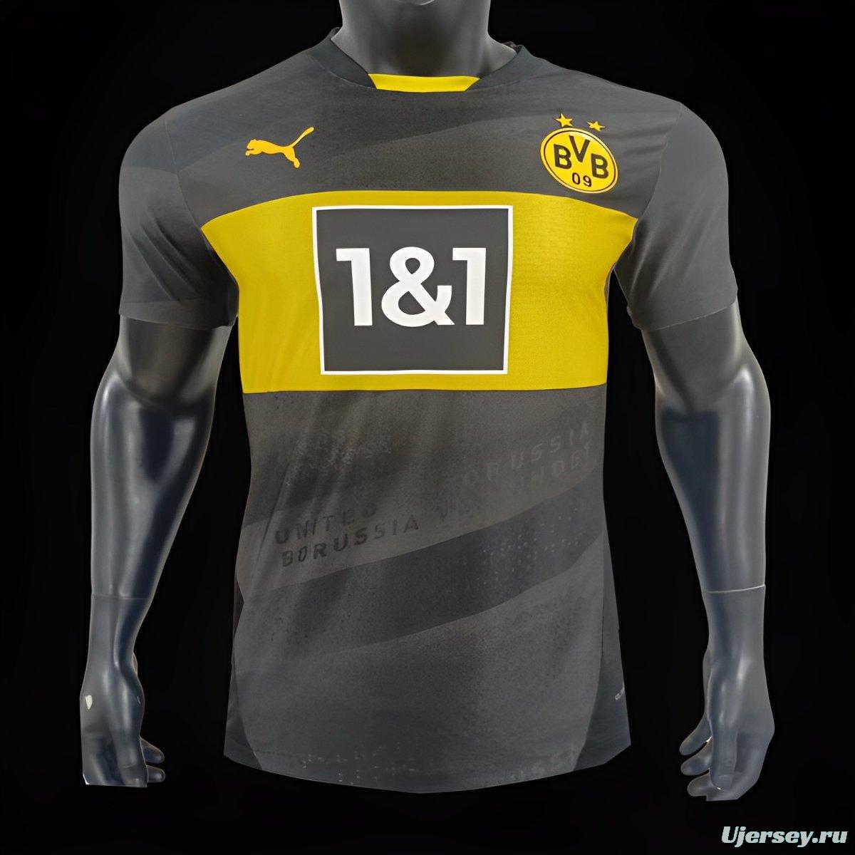 Player Version 24/25 Borussia Dortmund Away Black Jersey