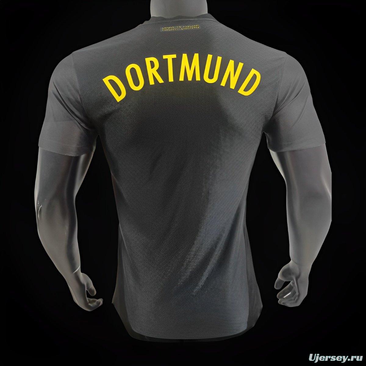 Player Version 24/25 Borussia Dortmund Away Black Jersey