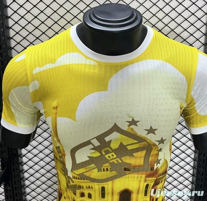 Player Version 2024 Brazil Yellow Special Jersey