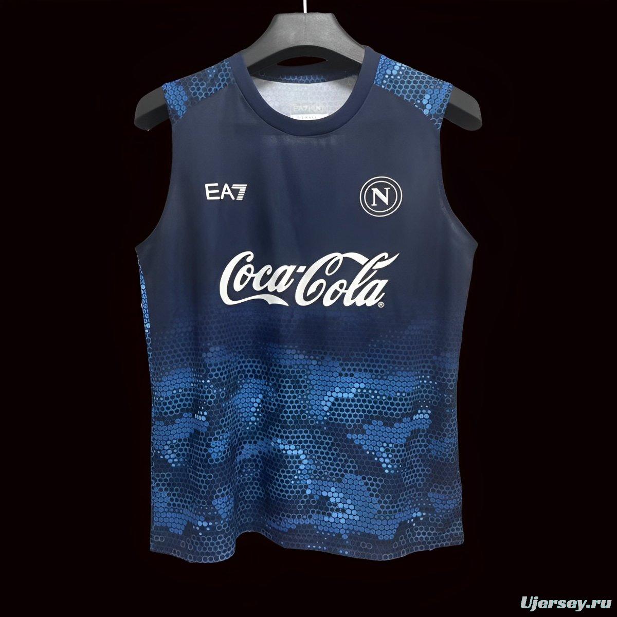 24/25 SSC Napoli Navy Vest Jersey