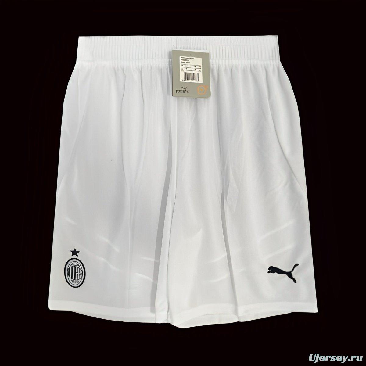 24/25 AC Away White Shorts