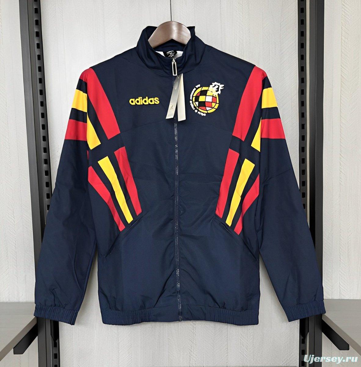 2024 Spain Navy Windbreaker