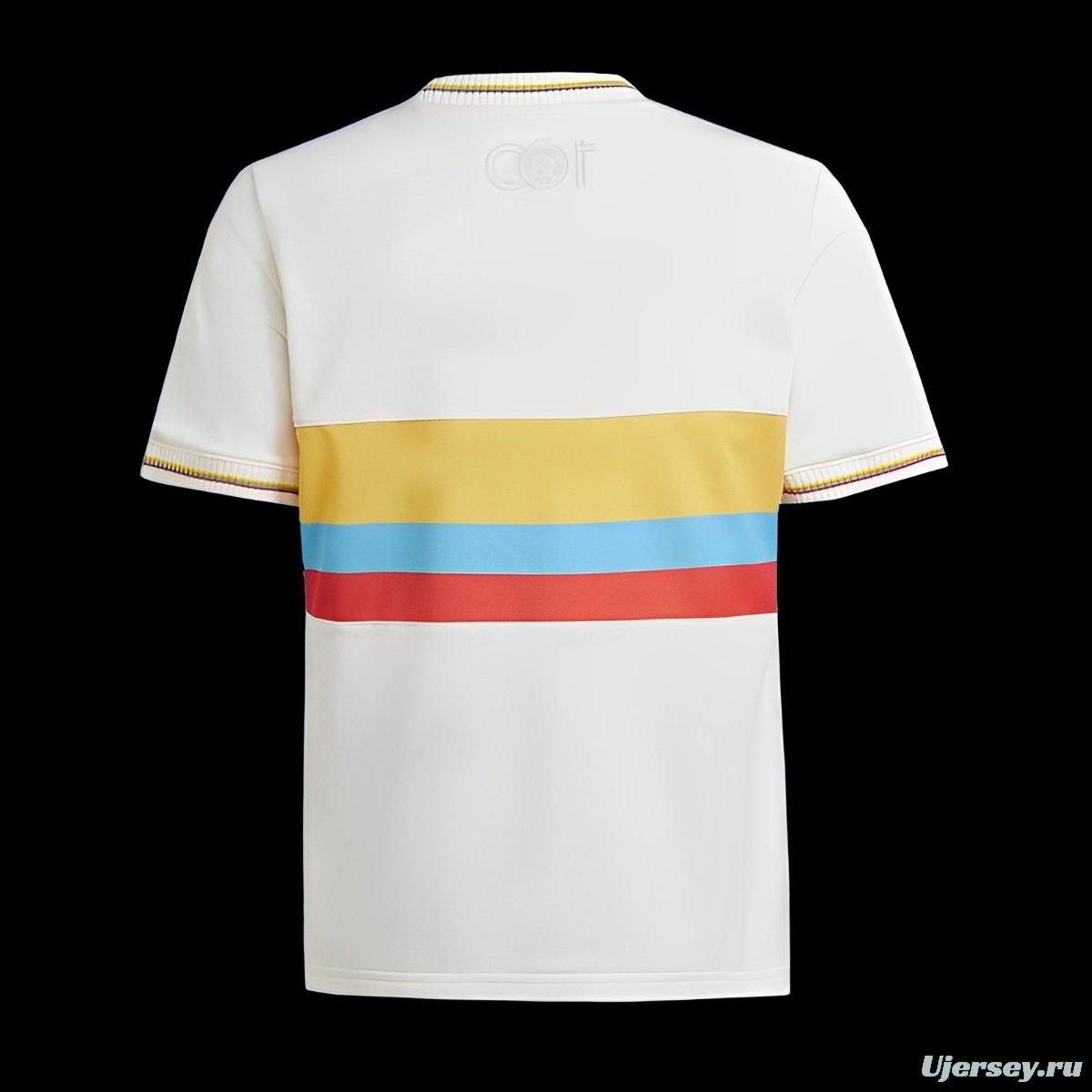 2024 Colombia White 100Th Anniversary Jersey