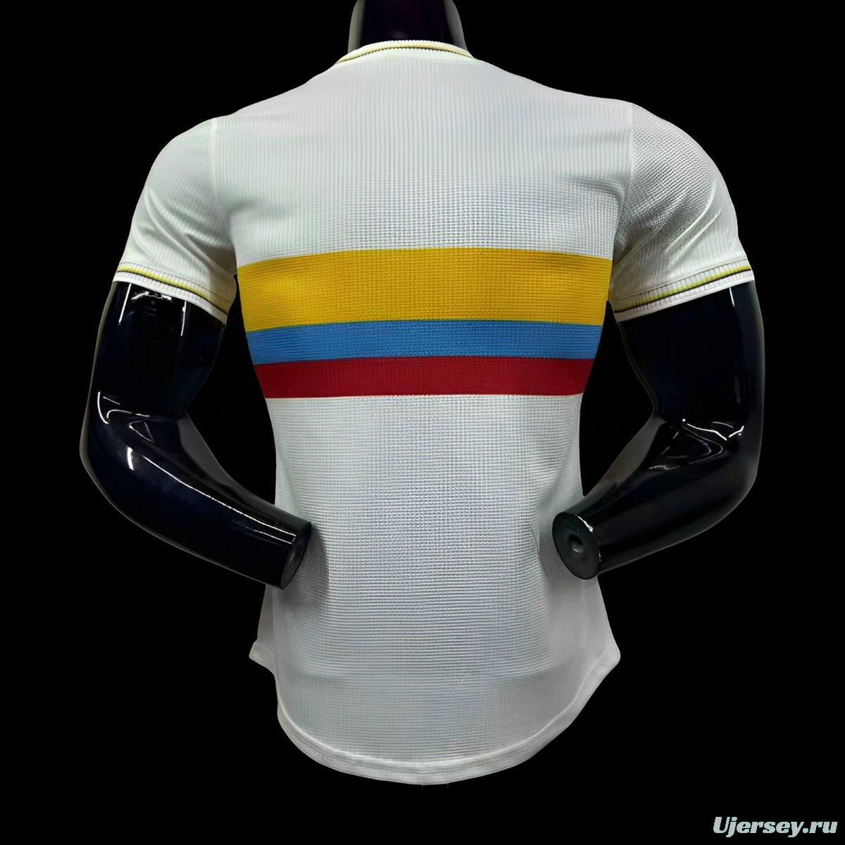 Player Version 2024 Colombia White 120Th Anniversary Jersey