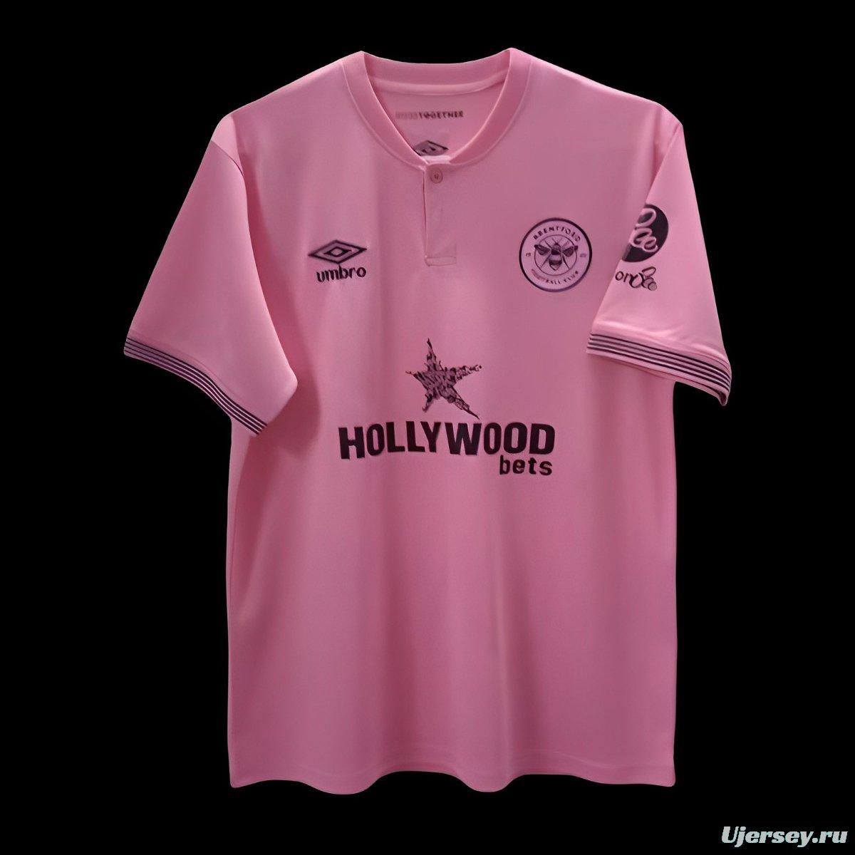 24/25 Brentford Third Pink Jersey