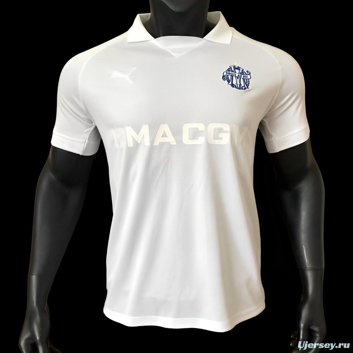 Player Version 24/25 Olympique Marseille 125th Anniversary White Jersey