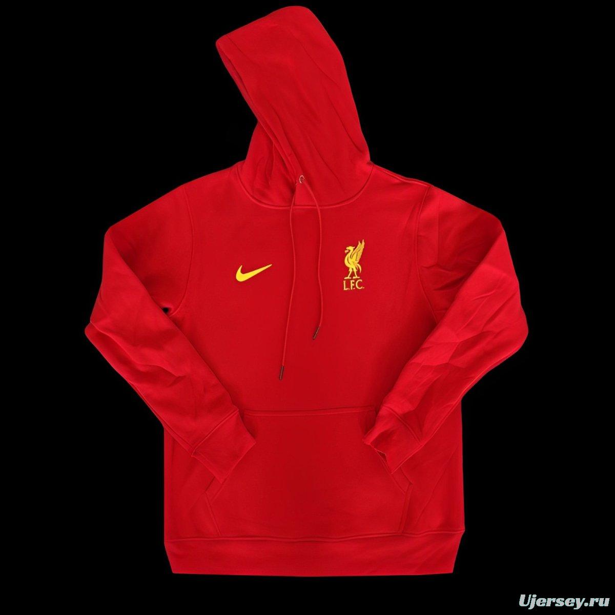 24/25 Liverpool Navy/Red/Black/Beige/Grey Hoodie WIth Black Badge