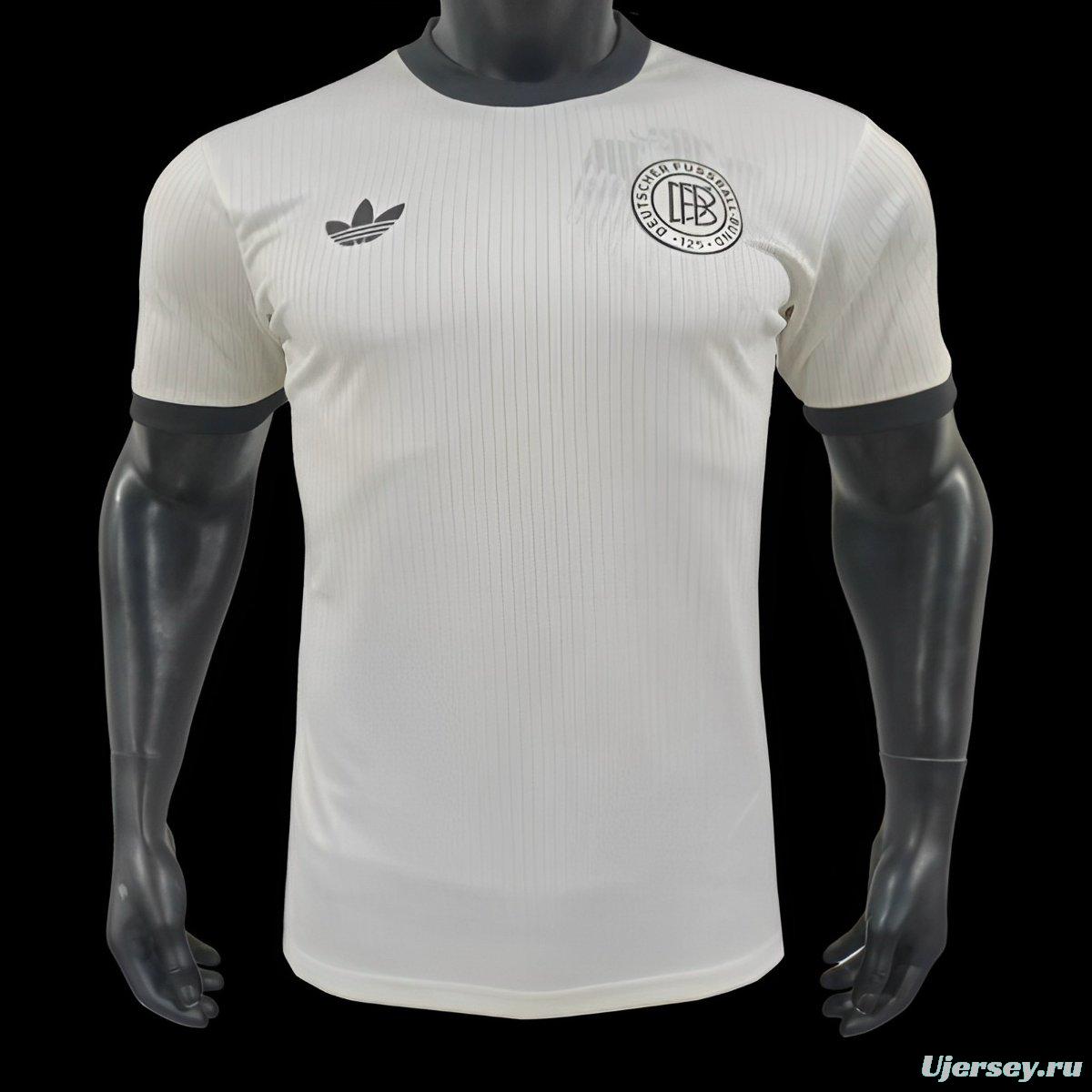 Player Version 2024 Germany Home 125Th Anniversary White Jersey