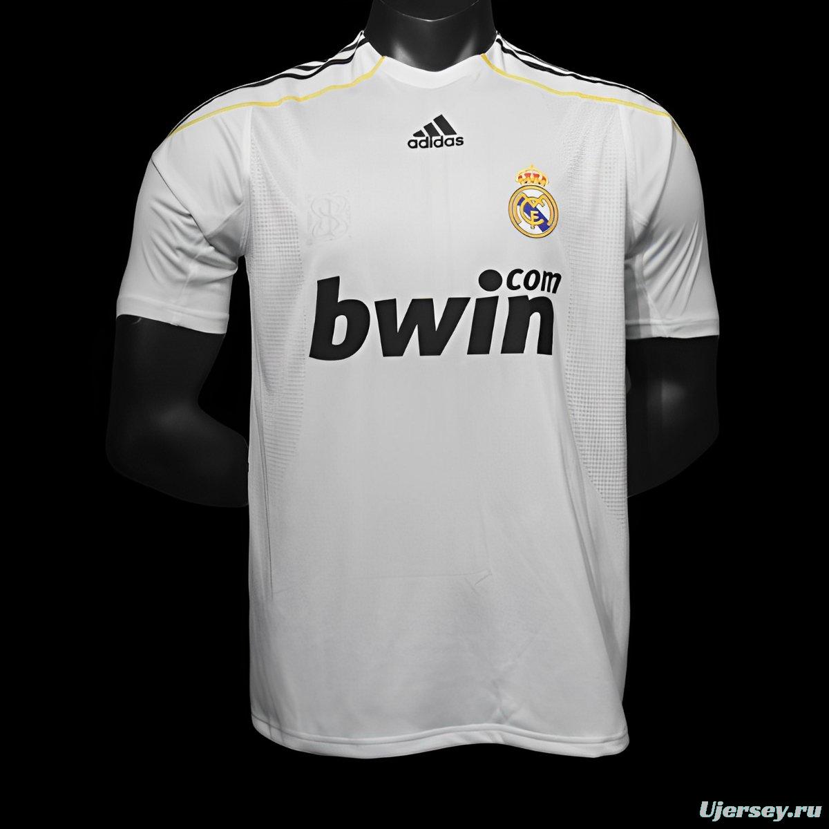 Player Version Retro 09/10 Real Madrid Home Jersey