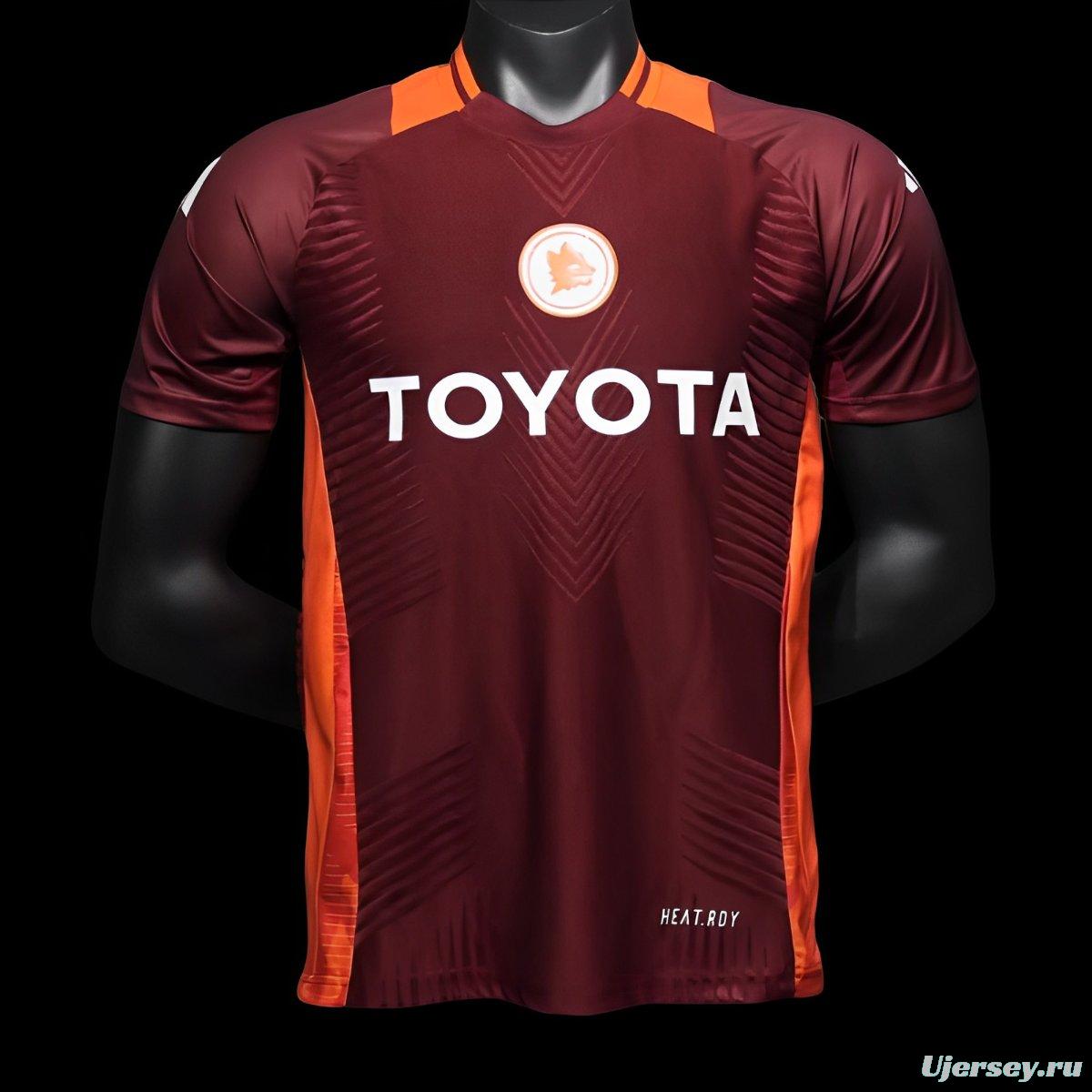 Player Version 24/25 AS Roma Home Pre-Match Jersey