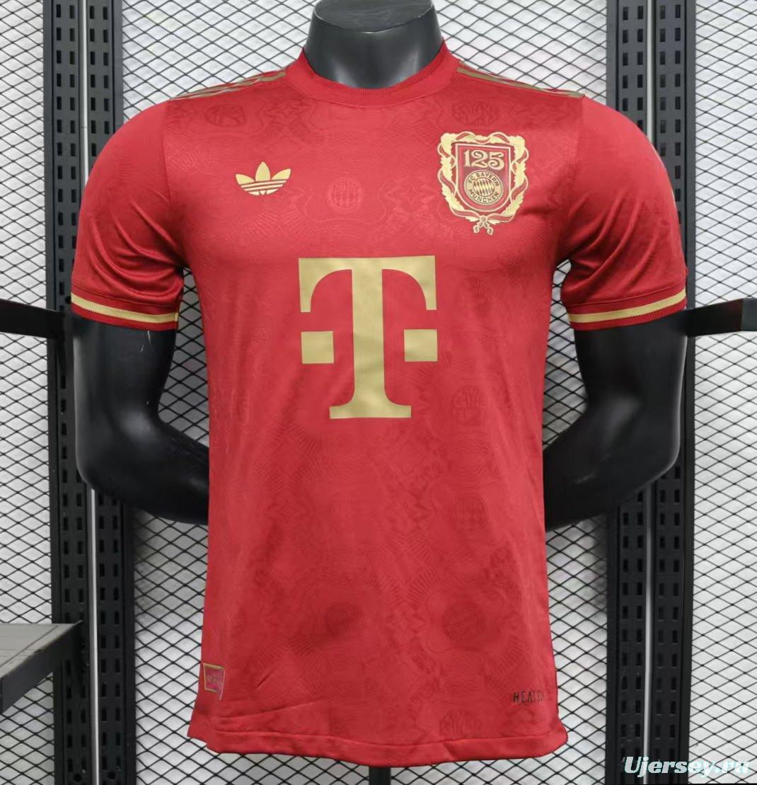 Player Version 25/26 Bayern Munich 125Th Anniversary Jersey