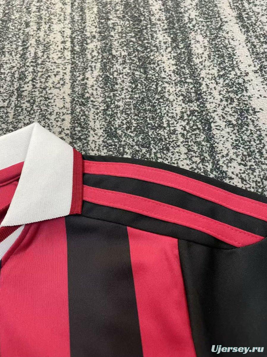 Retro Kids 09/10 AC Milan Home Jersey