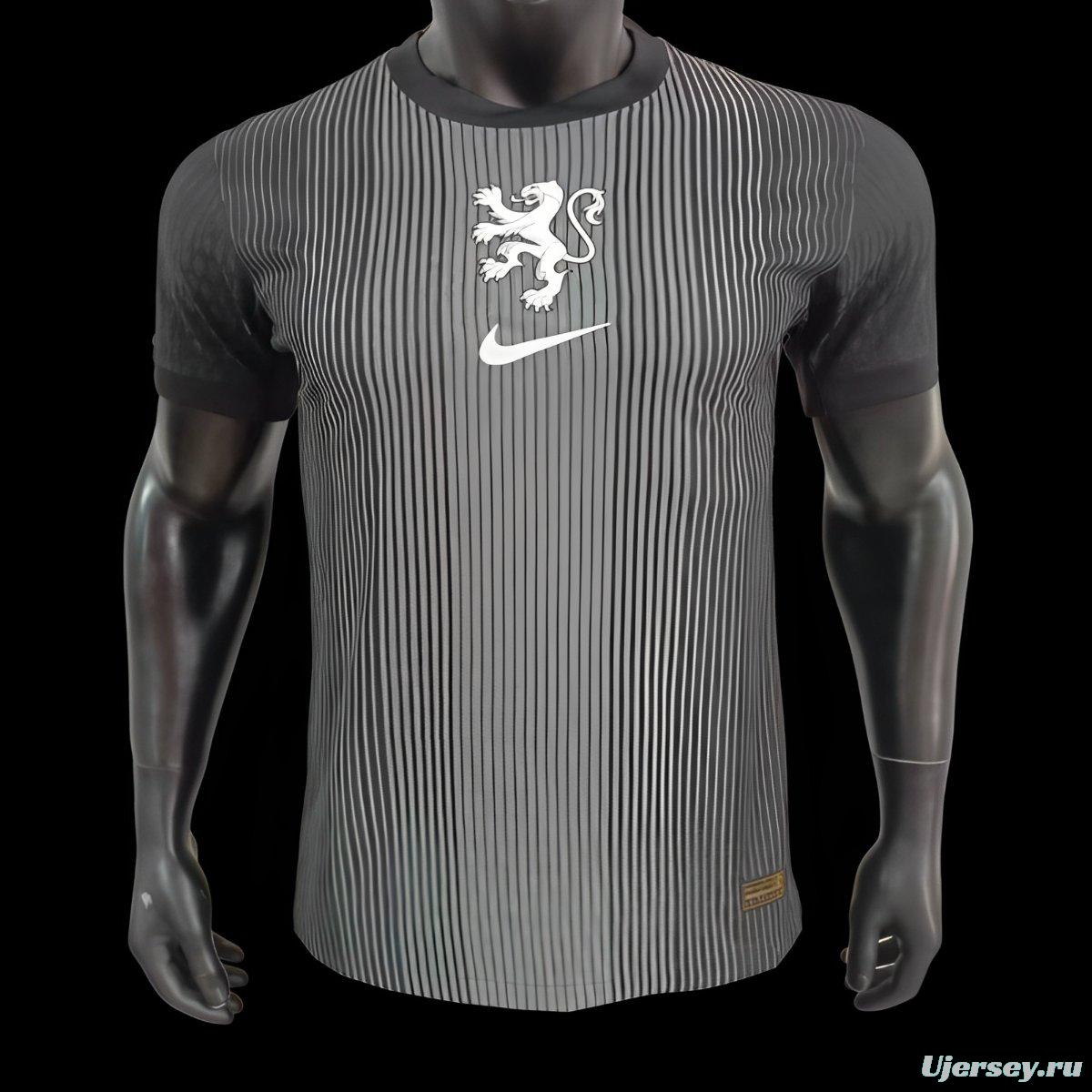 2024 Netherlands Black Goalkeeper Jersey