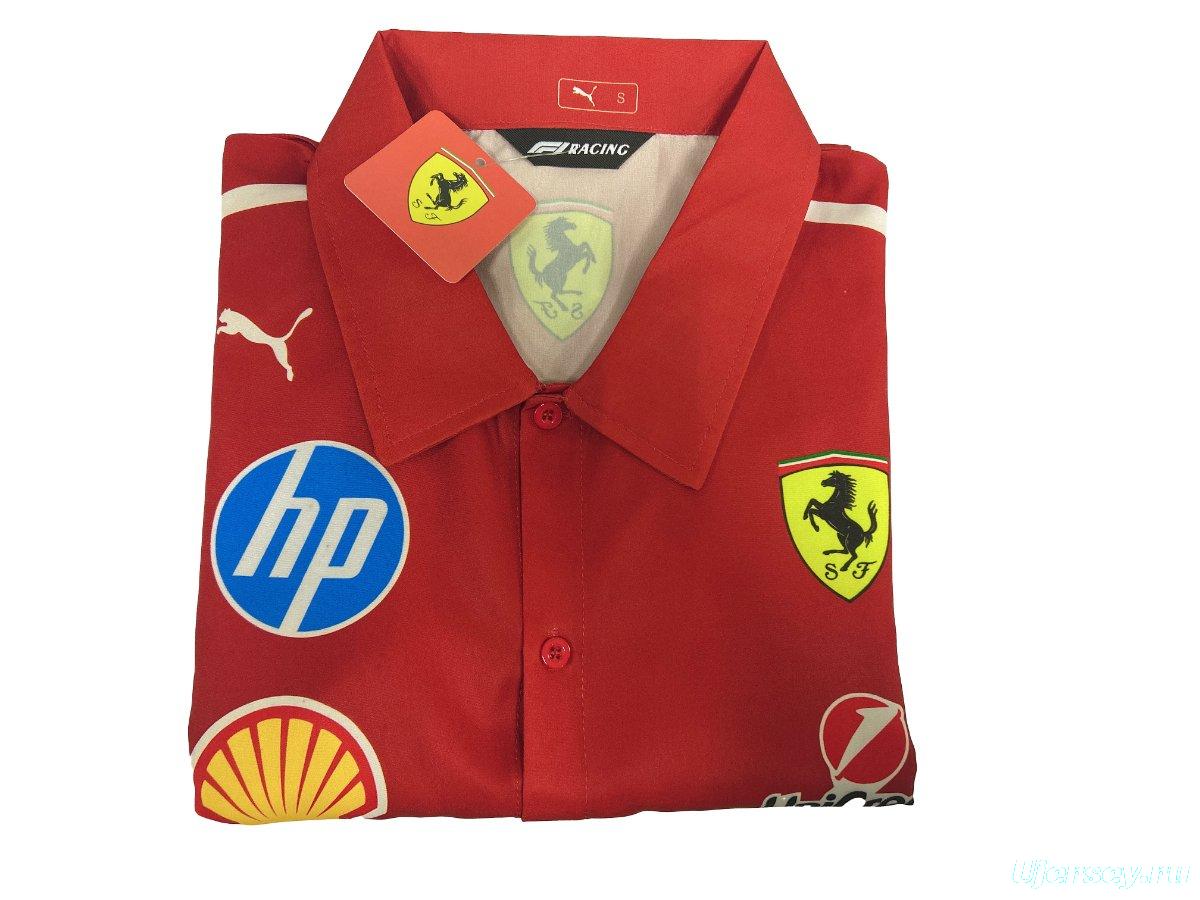 Scuderia Ferrari 2025 Team Short Sleeve Shirt - F1 Racing Style