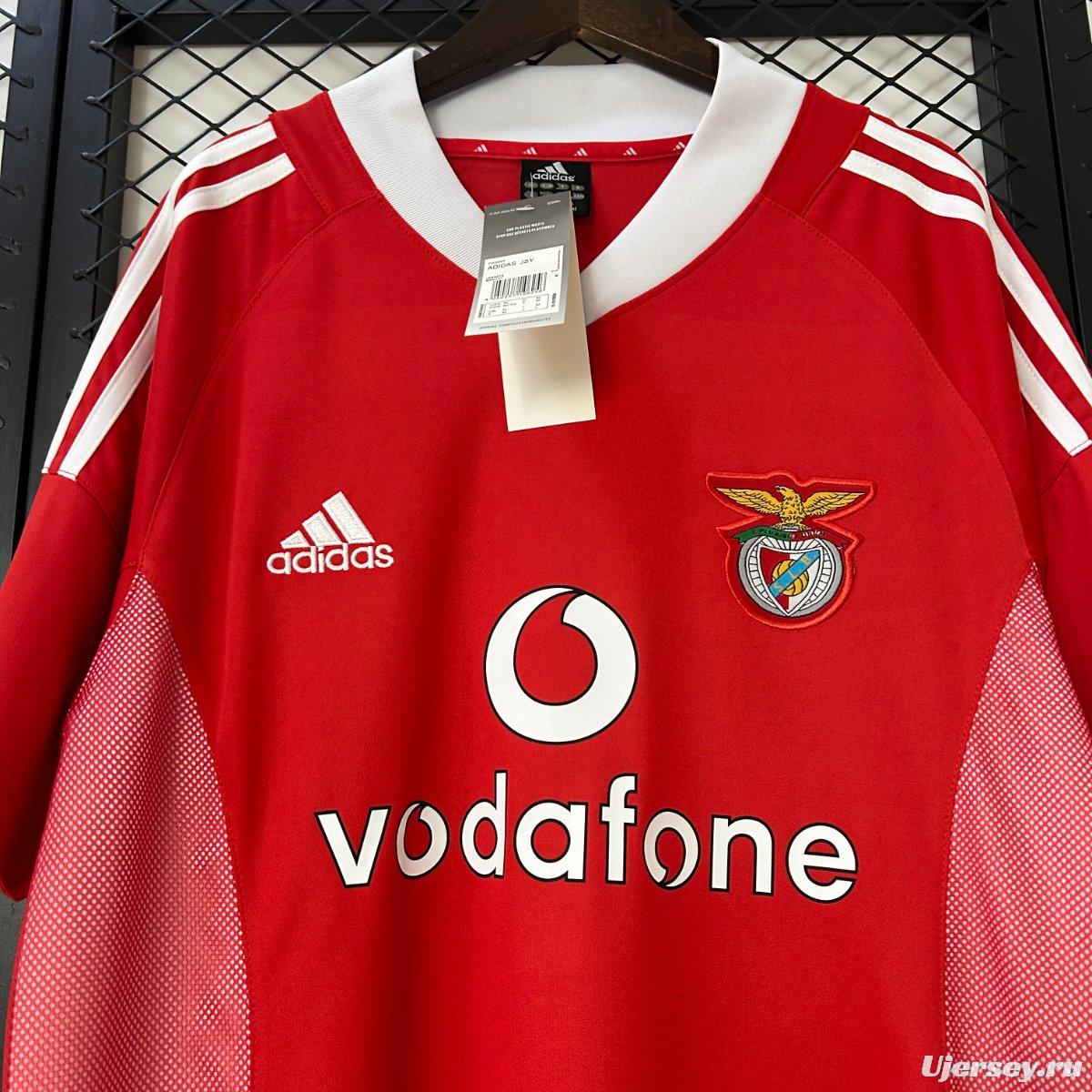 Retro 02/03 Benfica Home Jersey
