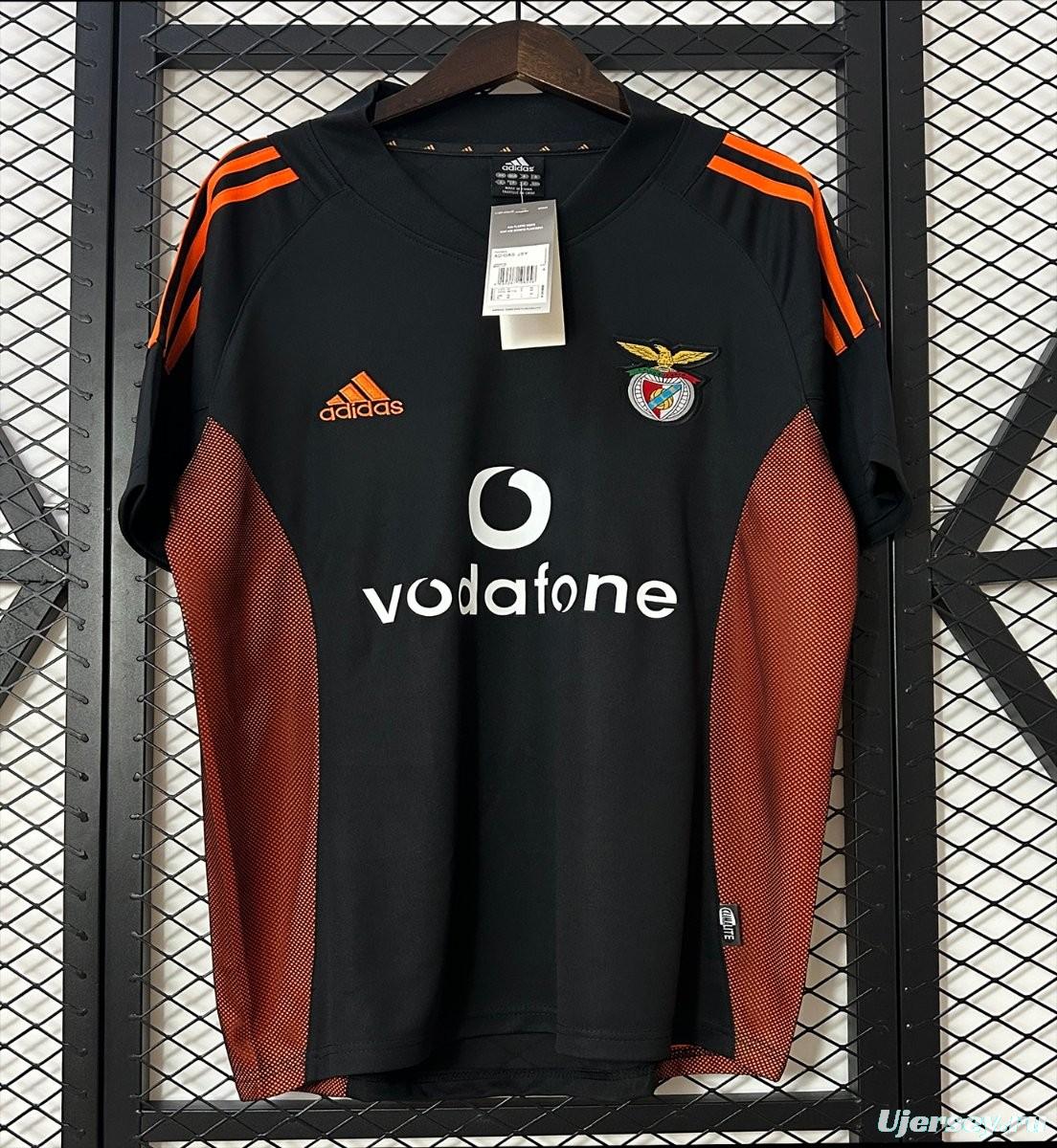 Retro 02/03 Benfica Away Black Jersey