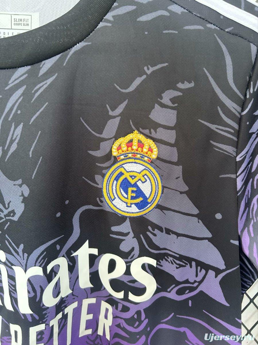 25/26 Real Madrid "Obsidian Dragon" Special Purple Jersey