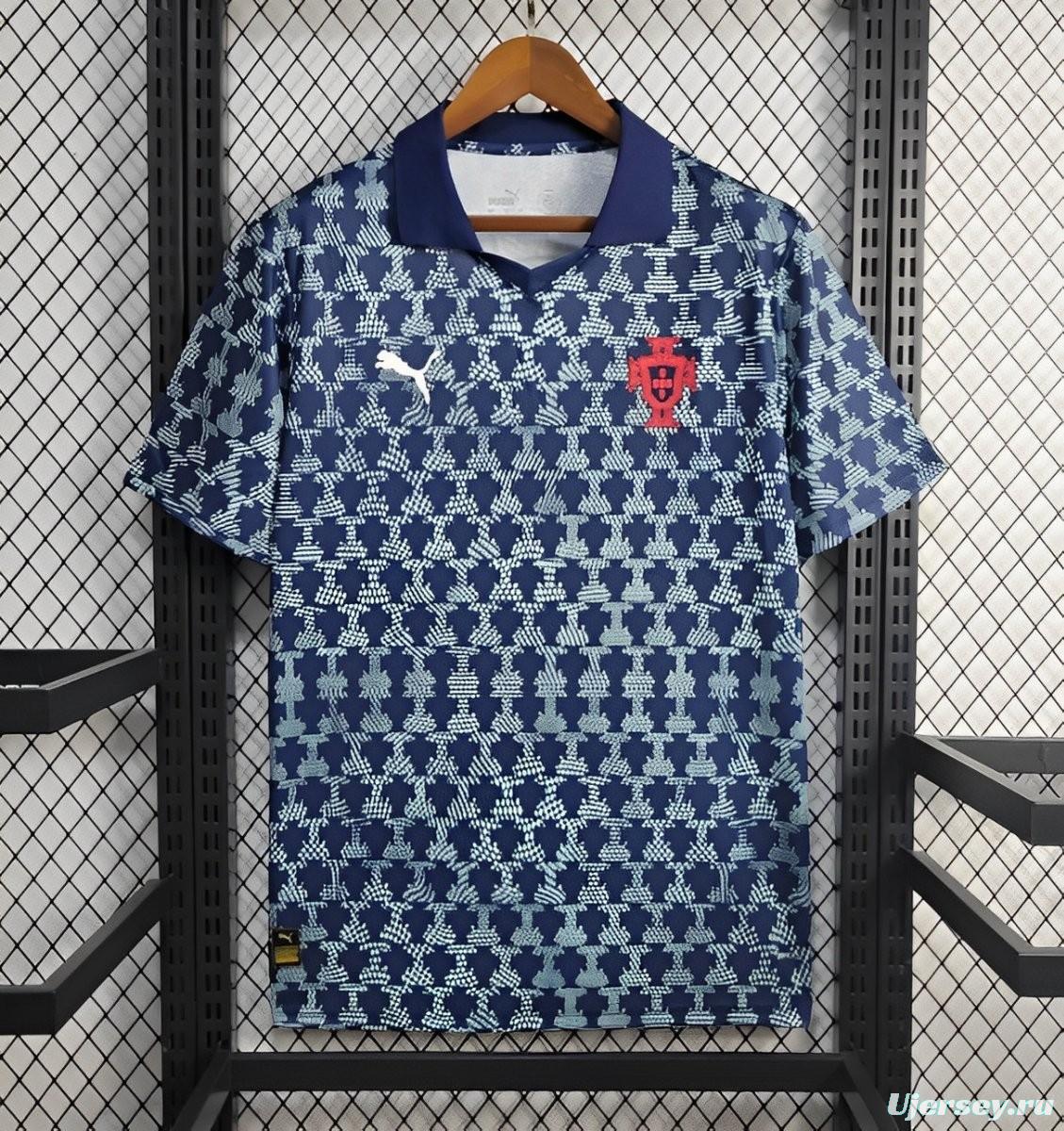 2025 Portugal Persian Blue Pre-Match Jersey