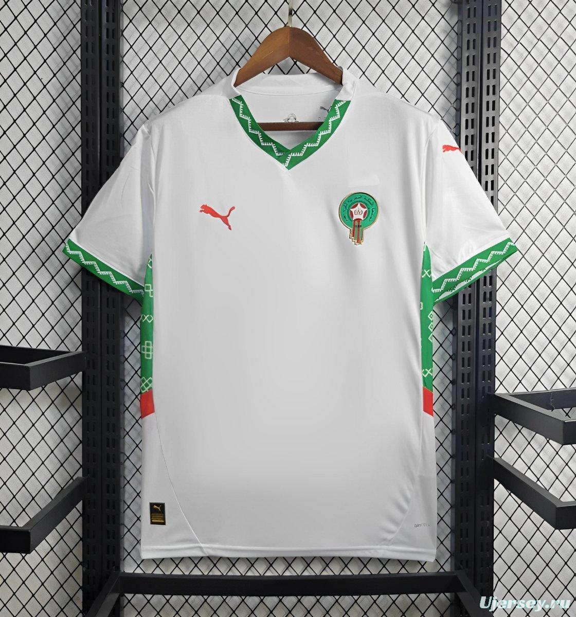 2024 Morocco Away White Jersey