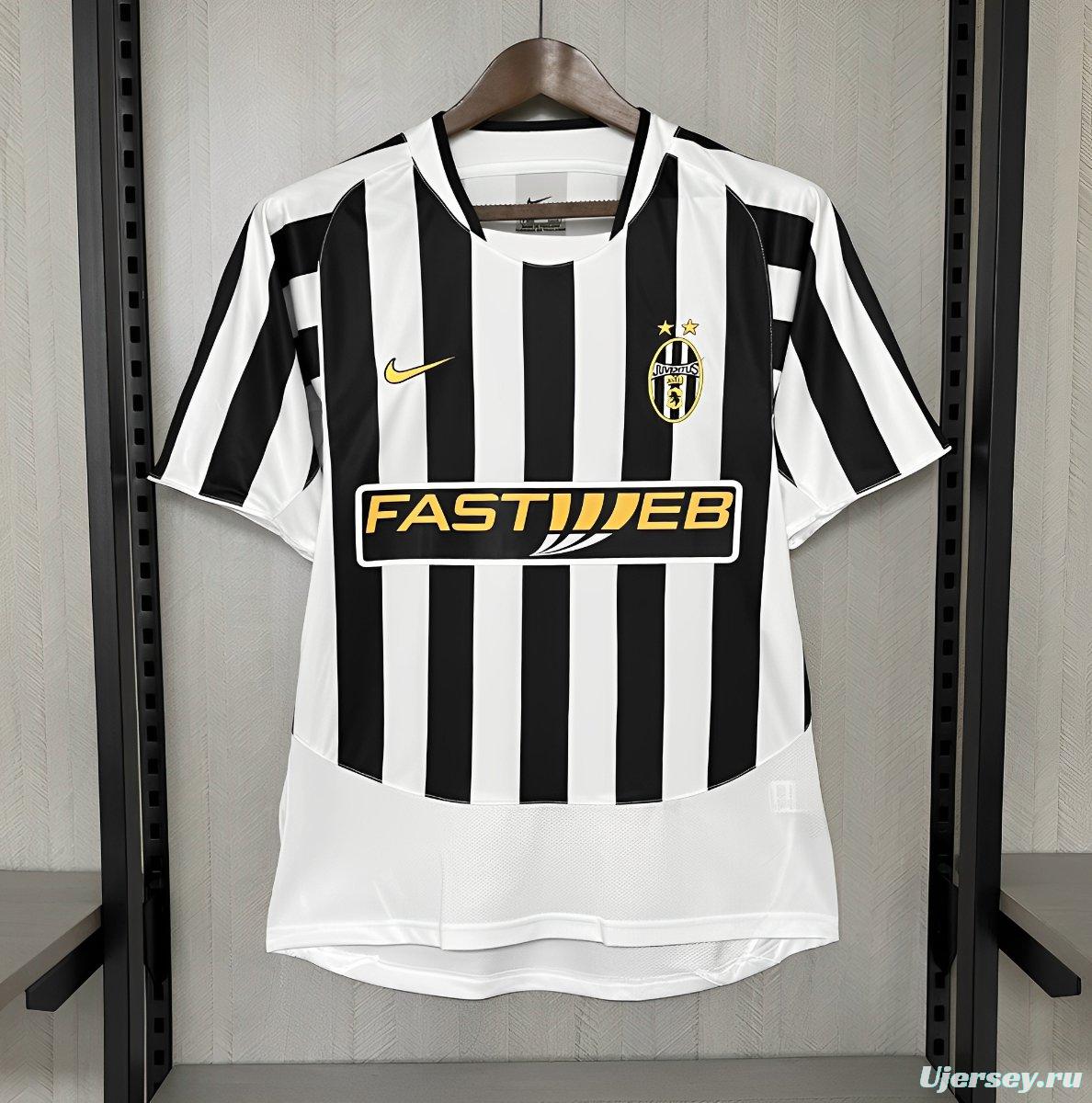 03/04 Retro Juventus Home Jersey