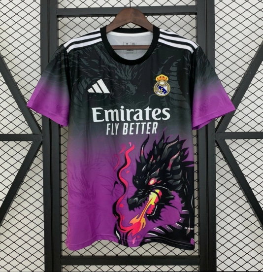25/26 Real Madrid Special Purple Dragon Jersey